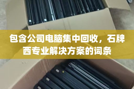 包含公司电脑集中回收，石牌西专业解决方案的词条